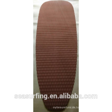 2015 Kaffee Farbpad Single Section Sqaure Textur Traction Pad/Deck Pad